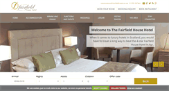 Desktop Screenshot of fairfieldhotel.co.uk